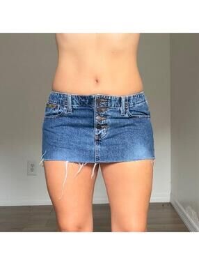 Y2K DENIM MICRO SKIRT